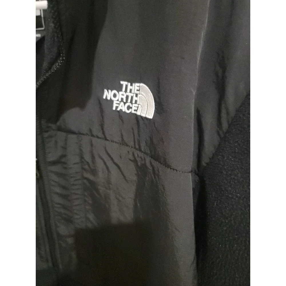 The North Face Denali Fleece Jacket sz L Black Polartec EUC! Retro TNF Nylon top